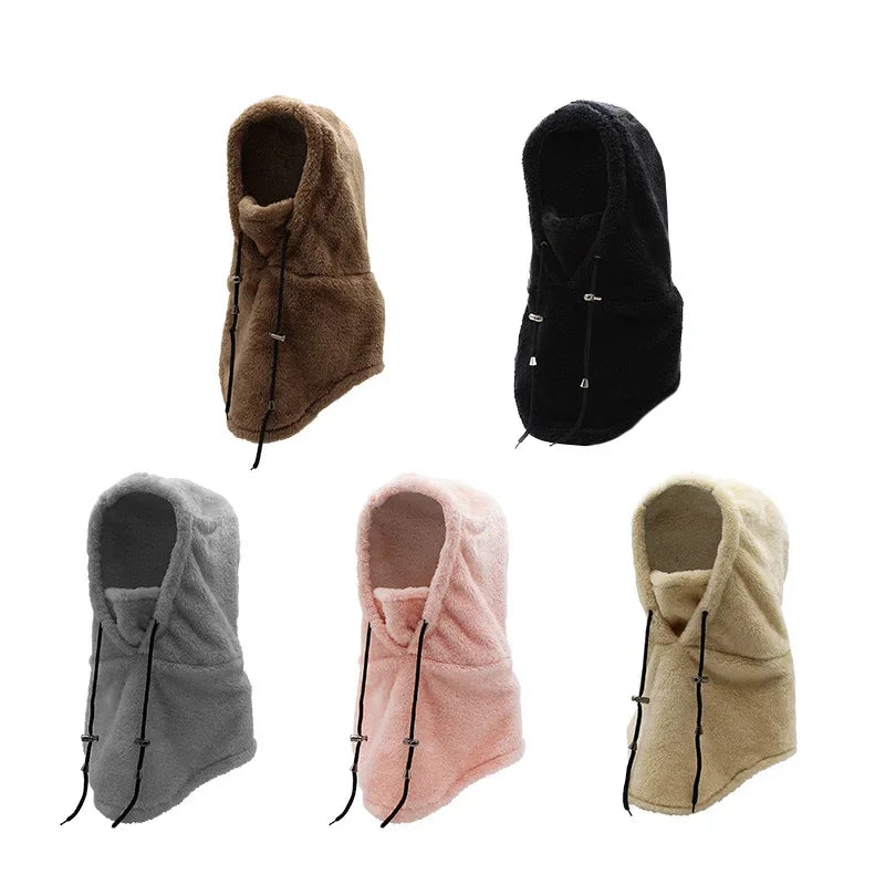 Balaclava fleece polar com capuz Sherp para inverno