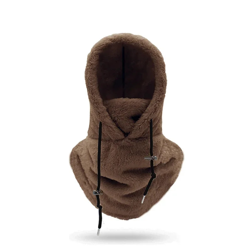 Balaclava fleece polar com capuz Sherp para inverno