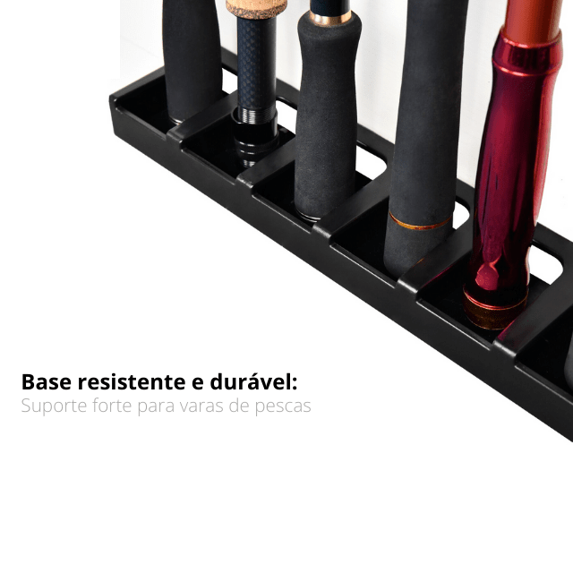 Suporte para Vara de Pesca Fixa Parede [Pesca - Acessórios - Suporte[ 02 - Suporte para Vara de Pesca Fixa Parede Pescamping