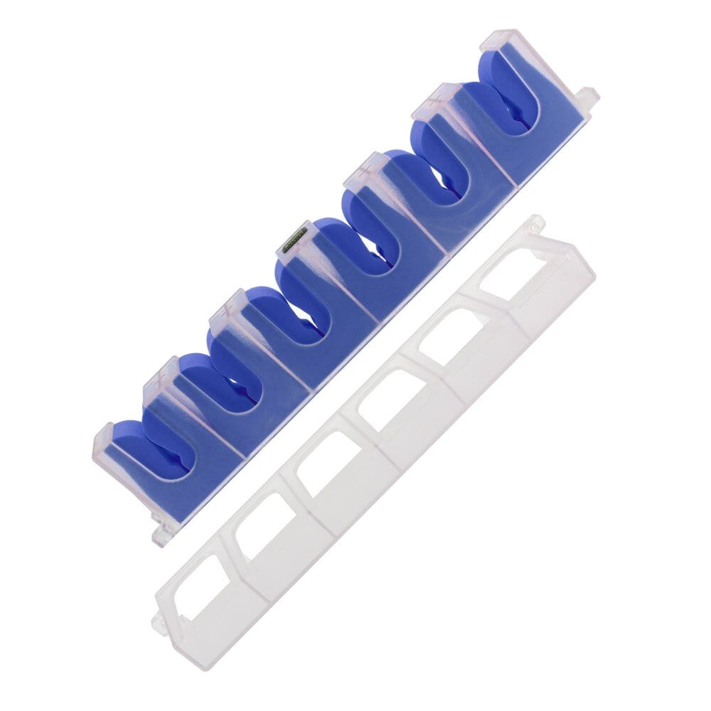 Suporte para Vara de Pesca Fixa Parede [Pesca - Acessórios - Suporte[ 02 - Suporte para Vara de Pesca Fixa Parede Pescamping Azul