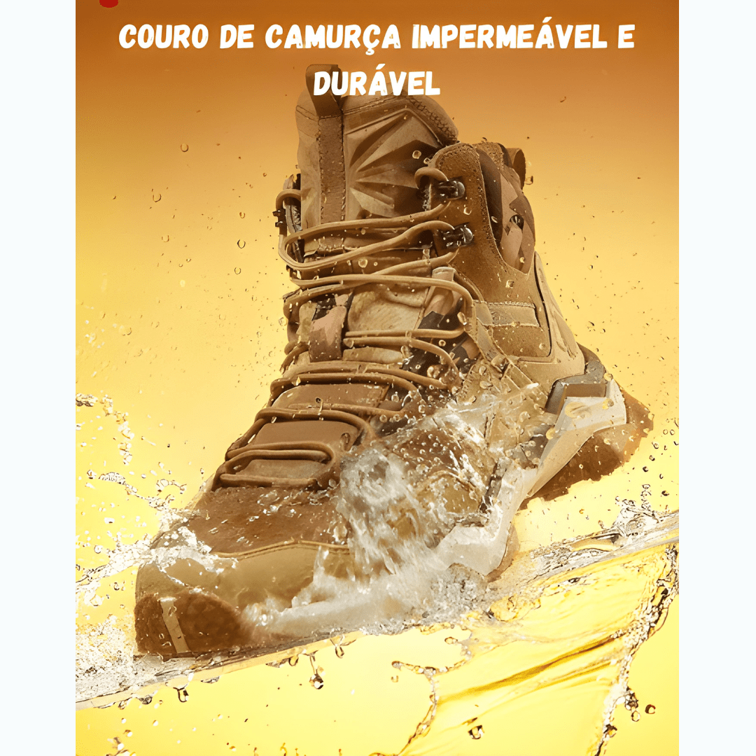 Botas de Trekking Couro Impermeável - Adventure [Vestuário - Calçados - Calçados] 04 - Botas de Trekking - Adventure Pescamping 