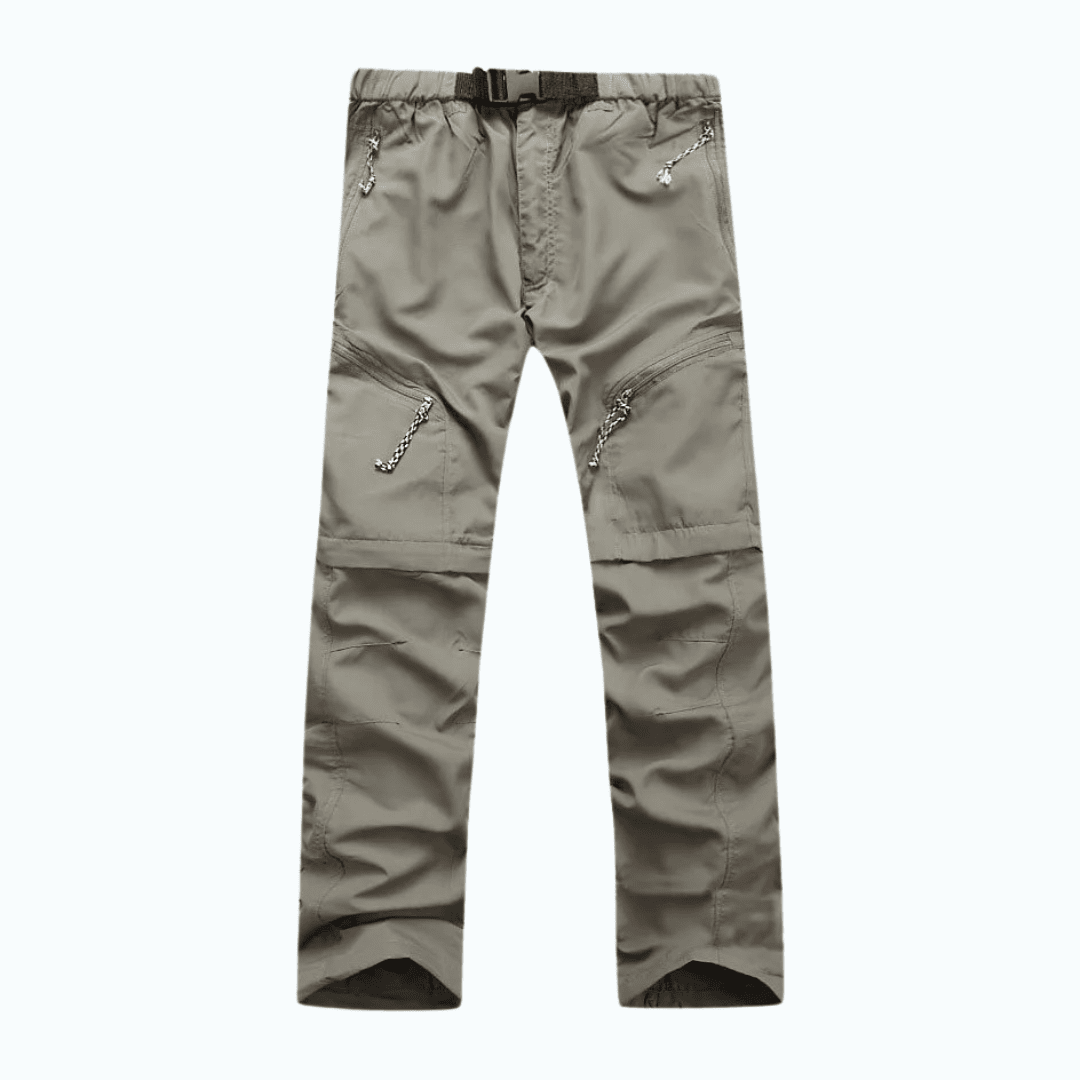 Calça Bermuda Cargo Impermeável - Mutável [Vestuário - Calças - Calças] 03 - Calça Impermeável - Mutável Pescamping Khaki PP 