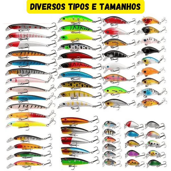 Iscas Artificiais - Minnow [Pesca - Iscas - Iscas Artificiais] 01 - Iscas Artificiais - Minnow Pescamping 