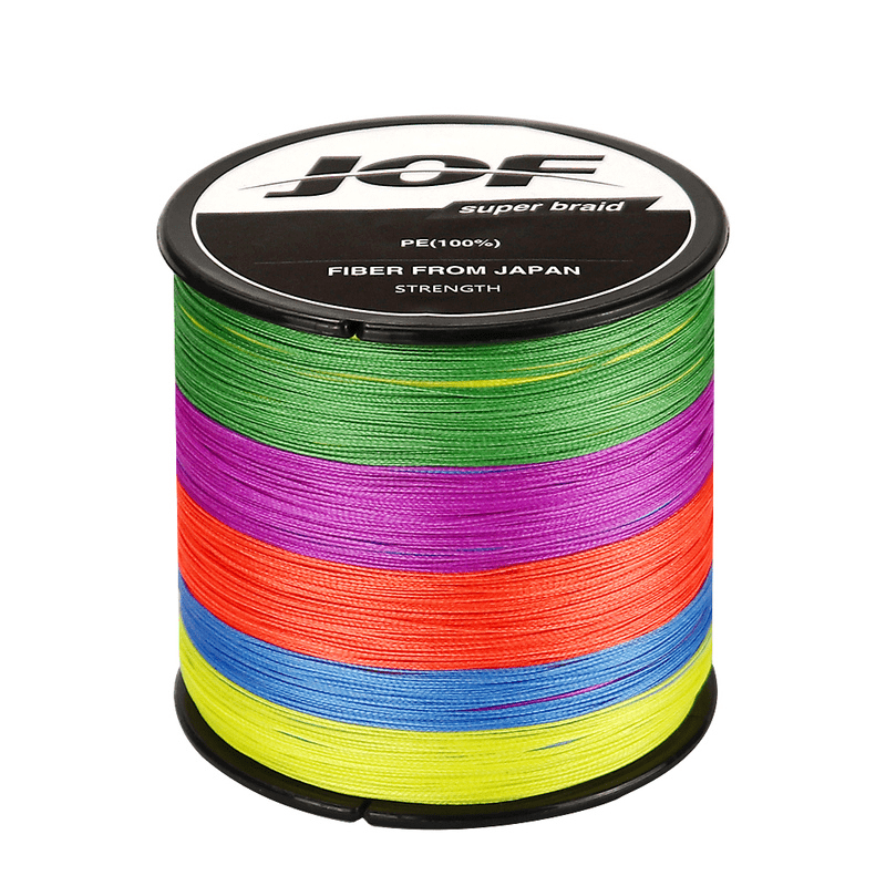 Linha de Pesca Multifilamento Jof Super Braid 1000 M [Pesca - Linhas - Multifilamento] 03 - Linha de Pesca Multifilamento Jof Super Braid 1000 M Pescamping Multi Cor 3.62 Kg - 0.104 mm 