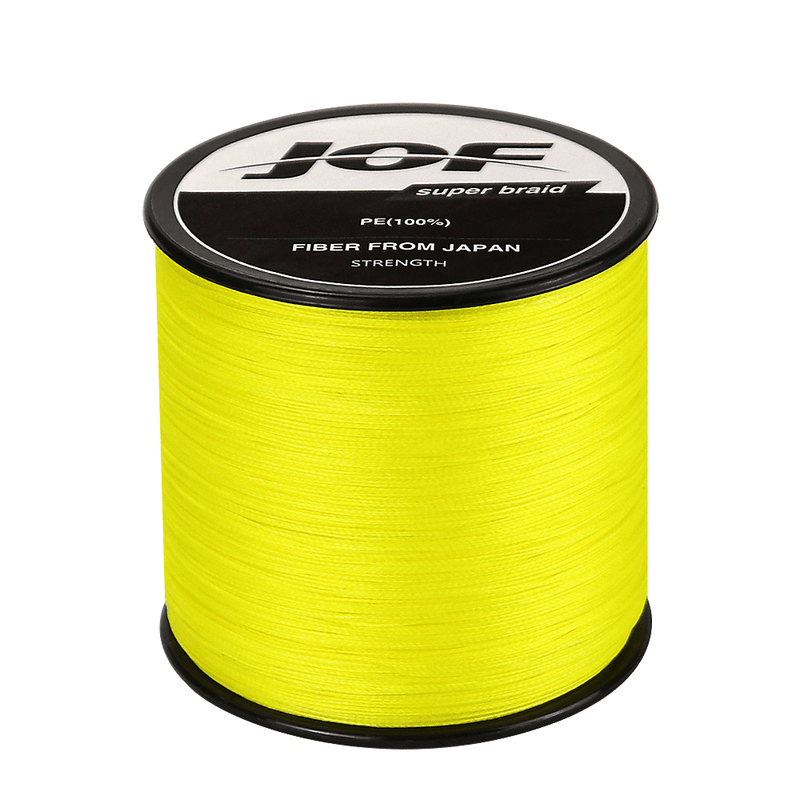 Linha de Pesca Multifilamento Jof Super Braid 500 M [Pesca - Linhas - Multifilamento] 04 - Linha de Pesca Multifilamento Jof Super Braid 500 M Pescamping Amarelo 3.62 Kg - 0.104 mm 