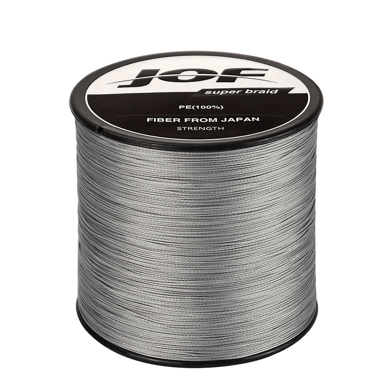 Linha de Pesca Multifilamento Jof Super Braid 500 M [Pesca - Linhas - Multifilamento] 04 - Linha de Pesca Multifilamento Jof Super Braid 500 M Pescamping Cinza 3.62 Kg - 0.104 mm 