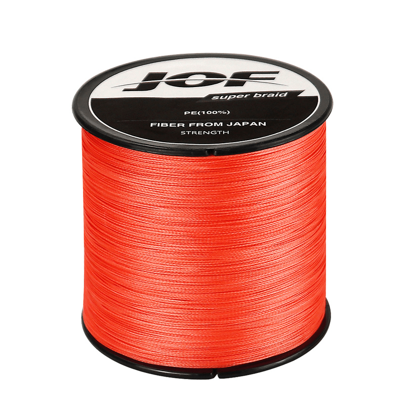 Linha de Pesca Multifilamento Jof Super Braid 500 M [Pesca - Linhas - Multifilamento] 04 - Linha de Pesca Multifilamento Jof Super Braid 500 M Pescamping Laranja 3.62 Kg - 0.104 mm 