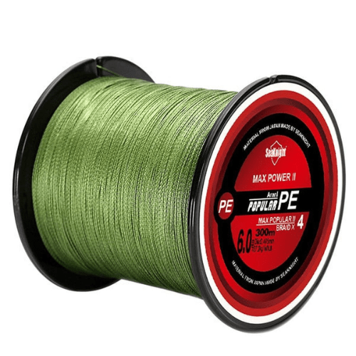 Linha de Pesca Multifilamento SeaKnight Max Power ll 300m [Pesca - Linhas - Multifilamento] 01 - Linha de Pesca Multifilamento SeaKnight Max Power ll 300m Pescamping Verde 3,63 Kg - 0,104 mm 