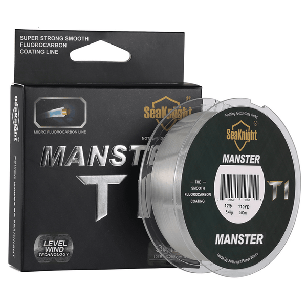 Linha De Pesca Revestimento de Fluorocarbono Nylon Monofilamento 100M - Seaknight [Pesca - Linhas de Pesca - Linhas de Fluorcarbono] 01 - Linha De Pesca Revestimento de Fluorocarbono Nylon Monofilamento 100M - Seaknight Pescamping 13.6kg 0.450mm 