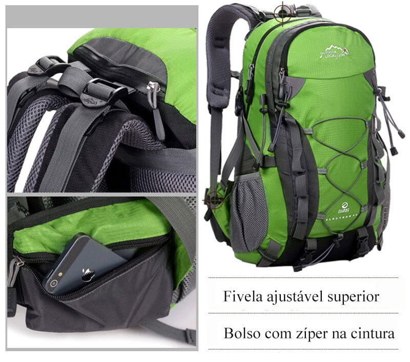 Mochila Hiking 40L - Explorer [Camping - Mochilas e Bags - Mochilas] 02 - Mochila Hiking 40L - Climb Pescamping 