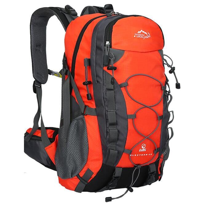 Mochila Hiking 40L - Explorer [Camping - Mochilas e Bags - Mochilas] 02 - Mochila Hiking 40L - Climb Pescamping Laranja CN 30 - 40L