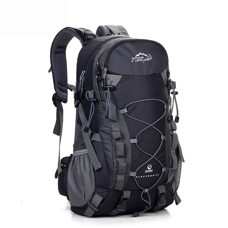 Mochila Hiking 40L - Explorer [Camping - Mochilas e Bags - Mochilas] 02 - Mochila Hiking 40L - Climb Pescamping Preto CN 30 - 40L