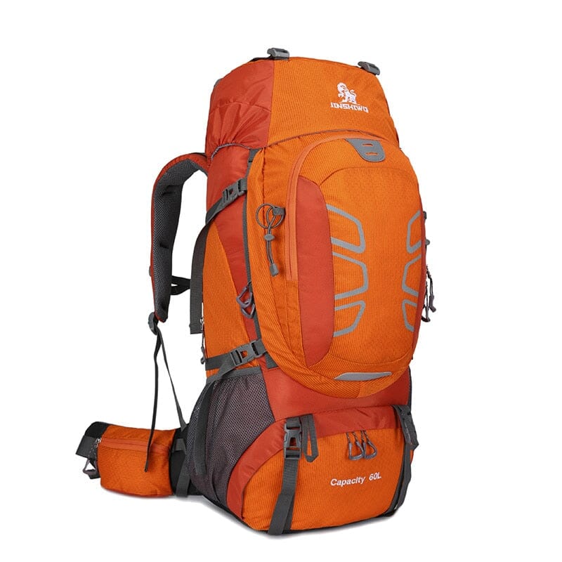 Mochila Impermeável 60L - Explorer [Camping - Mochilas e Bags - Mochilas] 01 - Mochila Impermeável 60L - Climb Pescamping Laranja 