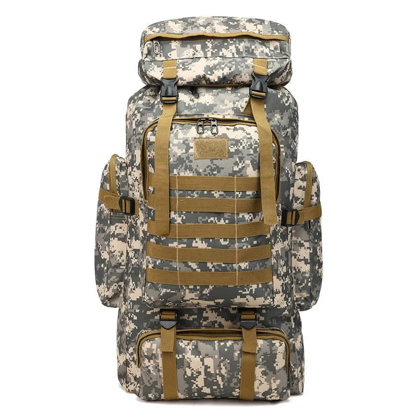 Mochila Militar de Camuflagem Impermeável - Soldier [Trekking - Mochilas e Bags - Mochilas] 06 - Mochila Militar de Camuflagem Impermeável - Soldier Pescamping Camuflagem City 