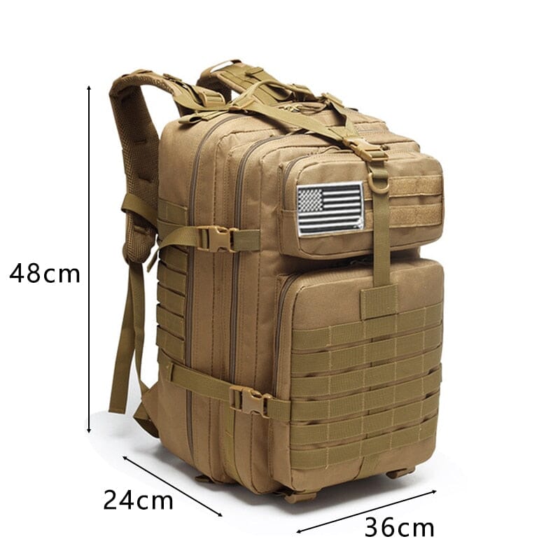 Mochila Tática Militar - Elite [Camping - Mochilas e Bags - Mochilas] 05 - Mochila Tática Militar 50L /25L Pescamping 