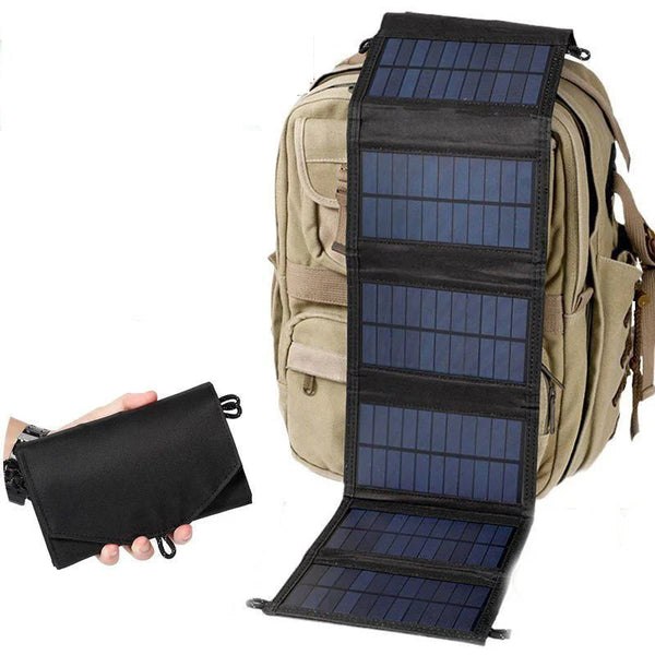 Placa Solar Portátil 500W - Fold [Camiping - Acessórios de Camping - Acessórios] 01 - Placa Solar Portátil 500W - Fold Pescamping 