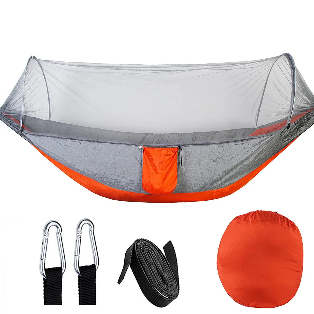 Rede Florest - Outdoor [Camping - Redes - Redes] 01 - Rede Florest - Outdoor Pescamping Laranja 