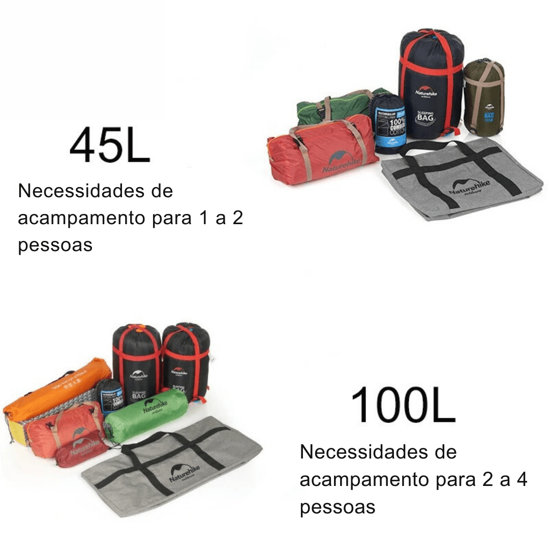 Saco de Armazenamento para camping e viagens - Naturehike [Camping - Mochilas & Bags - Bolsas] 01 - Saco de Armazenamento para camping e viagens - Naturehike Pescamping 