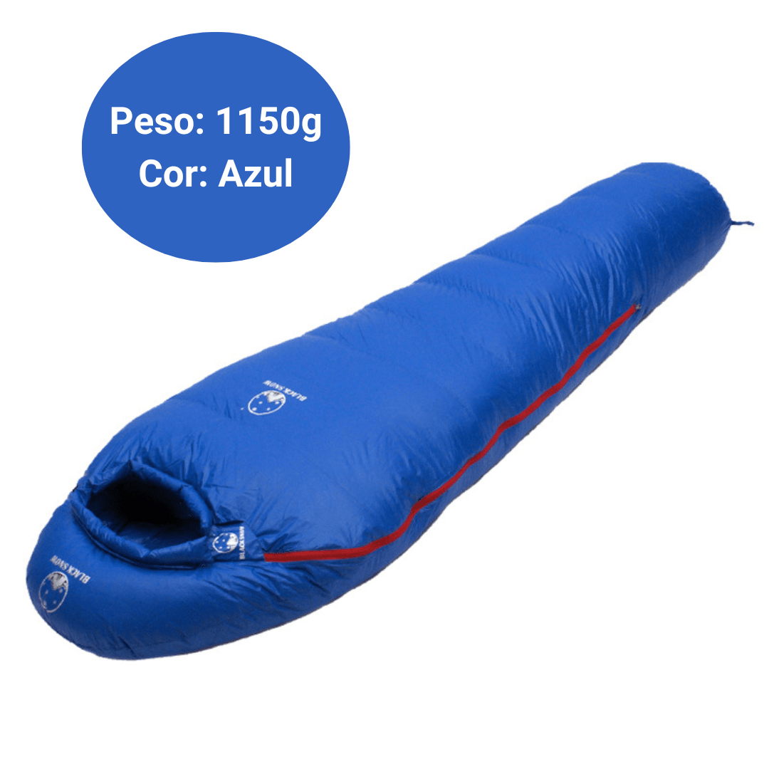 Saco de Dormir Térmico Inverno - ArcticPro [Camping - Saco de dormir - Saco de dormir] 02 - Saco de Dormir Térmico Inverno - ArcticPro Pescamping 1150g Azul 