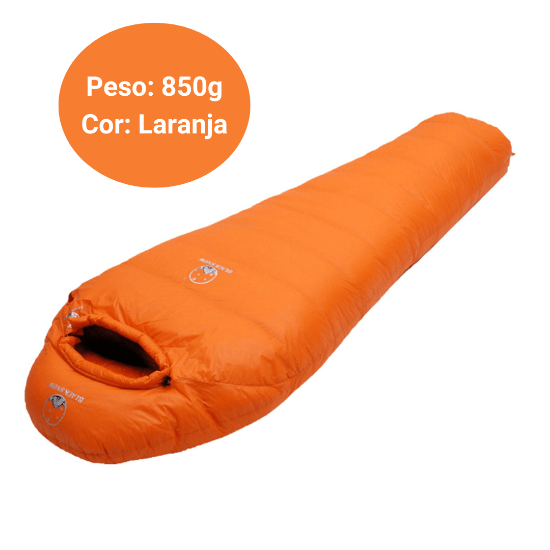 Saco de Dormir Térmico Inverno - ArcticPro [Camping - Saco de dormir - Saco de dormir] 02 - Saco de Dormir Térmico Inverno - ArcticPro Pescamping 850g Laranja 