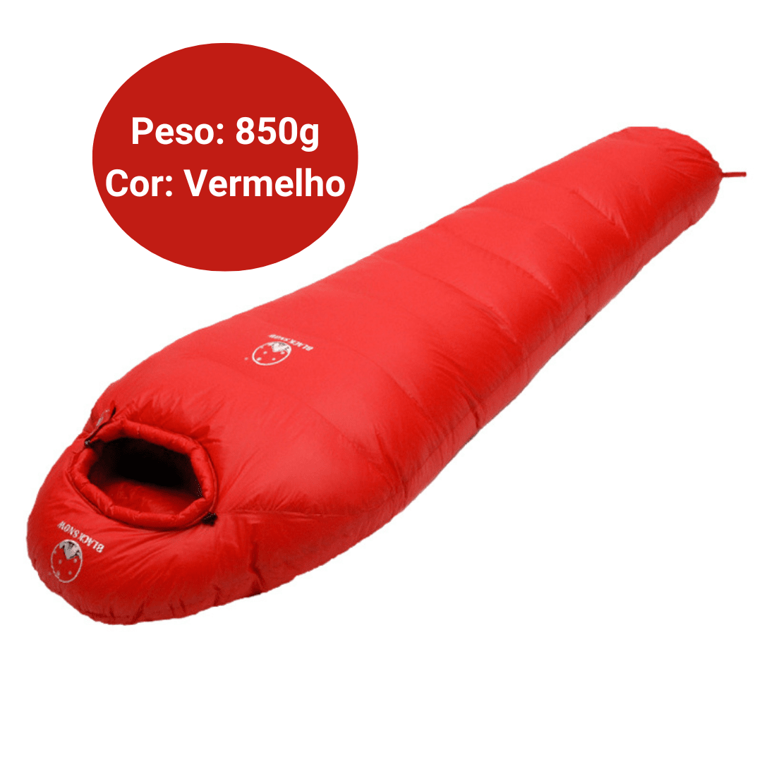 Saco de Dormir Térmico Inverno - ArcticPro [Camping - Saco de dormir - Saco de dormir] 02 - Saco de Dormir Térmico Inverno - ArcticPro Pescamping 850g Vermelho 