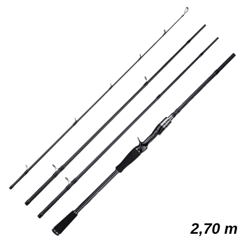 Vara de Pesca Para Carretilha em Carbono - Mifine Maximus [Pesca - Vara - Carretilha] 01 - Vara de Pesca Em Carbono Para Carretilha Mifine Maximus Pescamping 2.70 m 