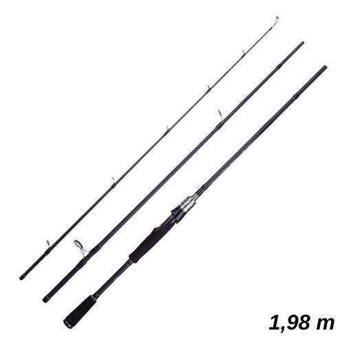 Vara de Pesca Para Molinete em Carbono - Mifine Maximus [Pesca - Vara - Carretilha] 01 - Vara de Pesca Em Carbono Para Molinete Mifine Maximus Pescamping 1.98 m 